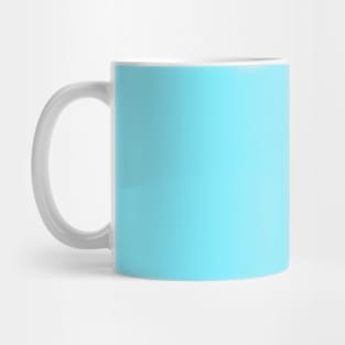 Artic Blue Plain Solid Color Mug